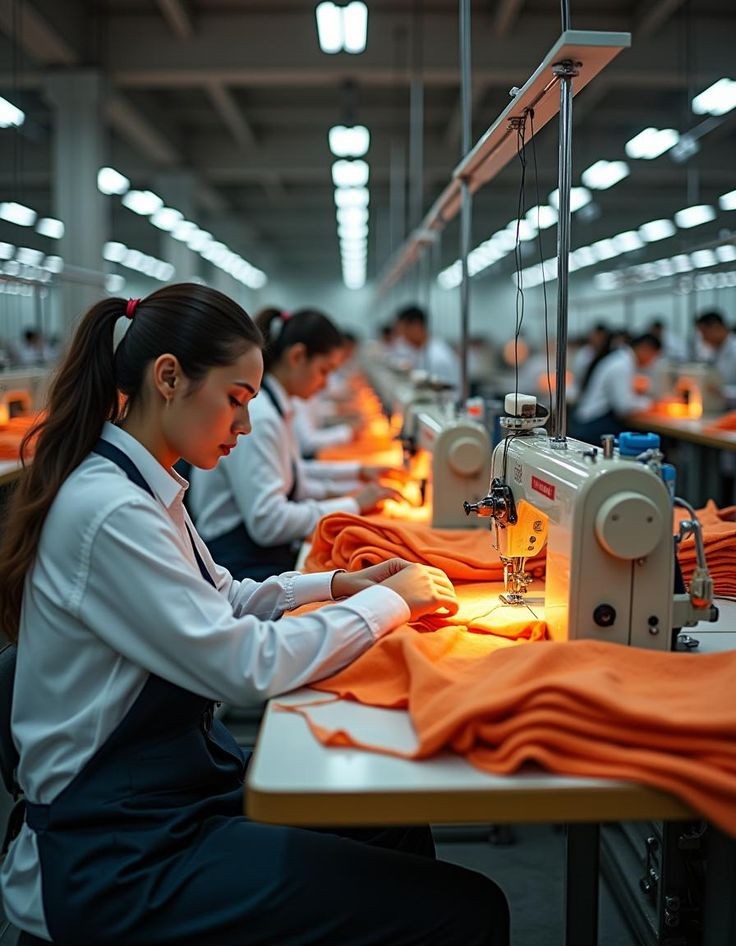 Avenue Work Wear hi-vis workwear in an industrial setting